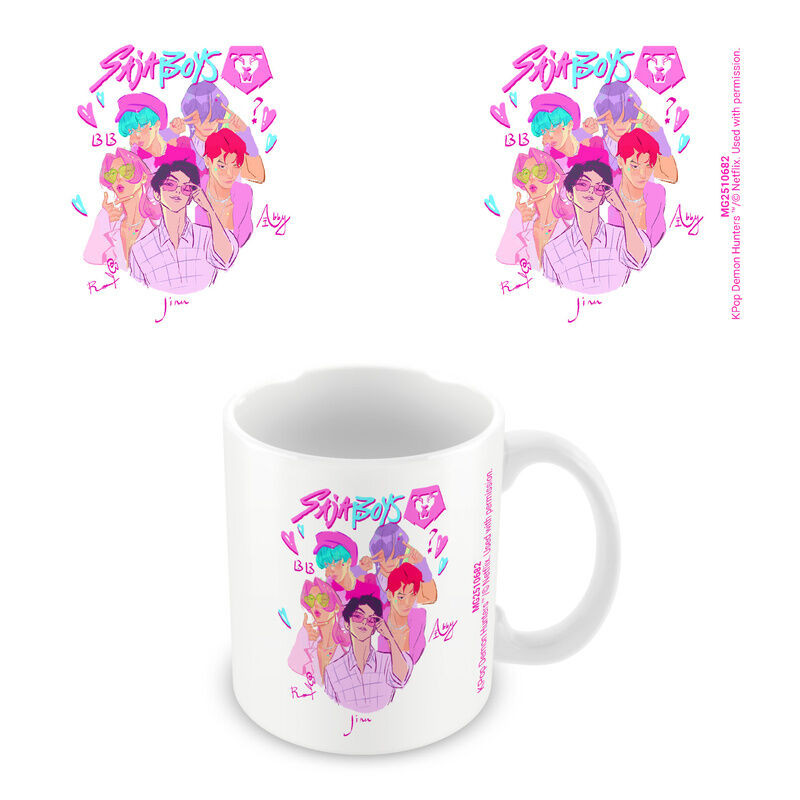 Caneca Saja Boys Graphic K-Pop Demon Hunters 325ml