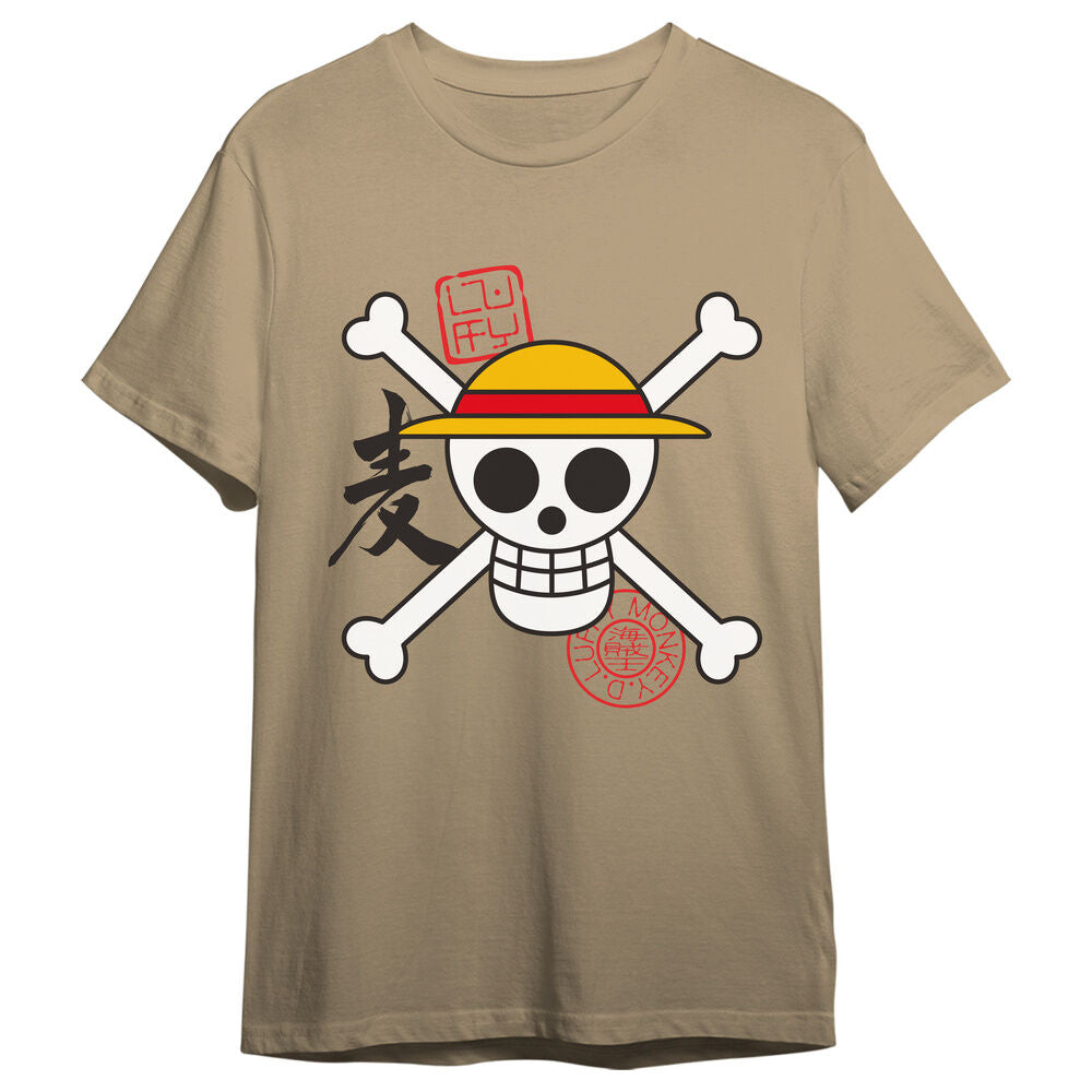 T-Shirt Adulto Tamanho S Skull One Piece