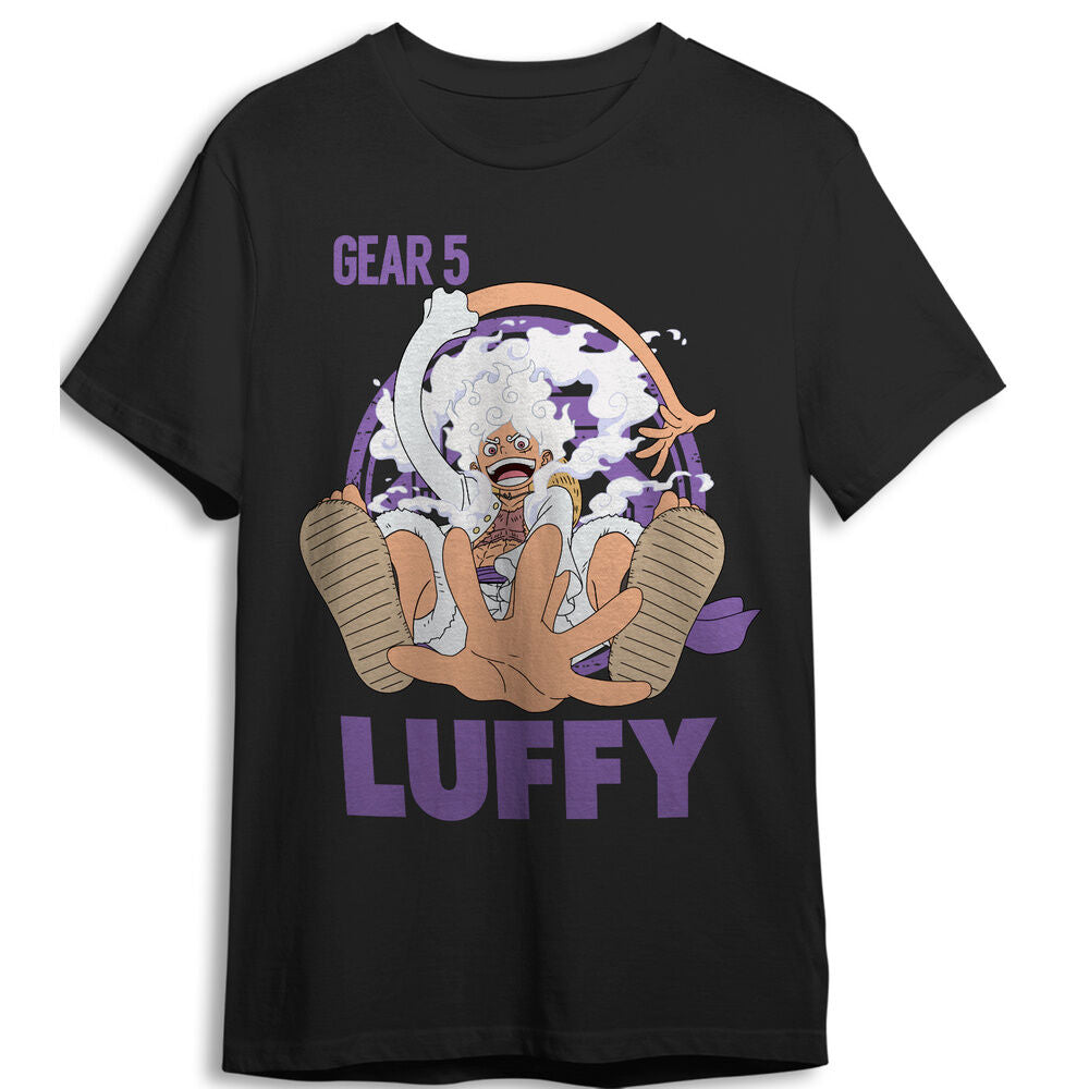T-Shirt  Adulto Tamanho XL Monkey D. Luffy Gear 5 One Piece