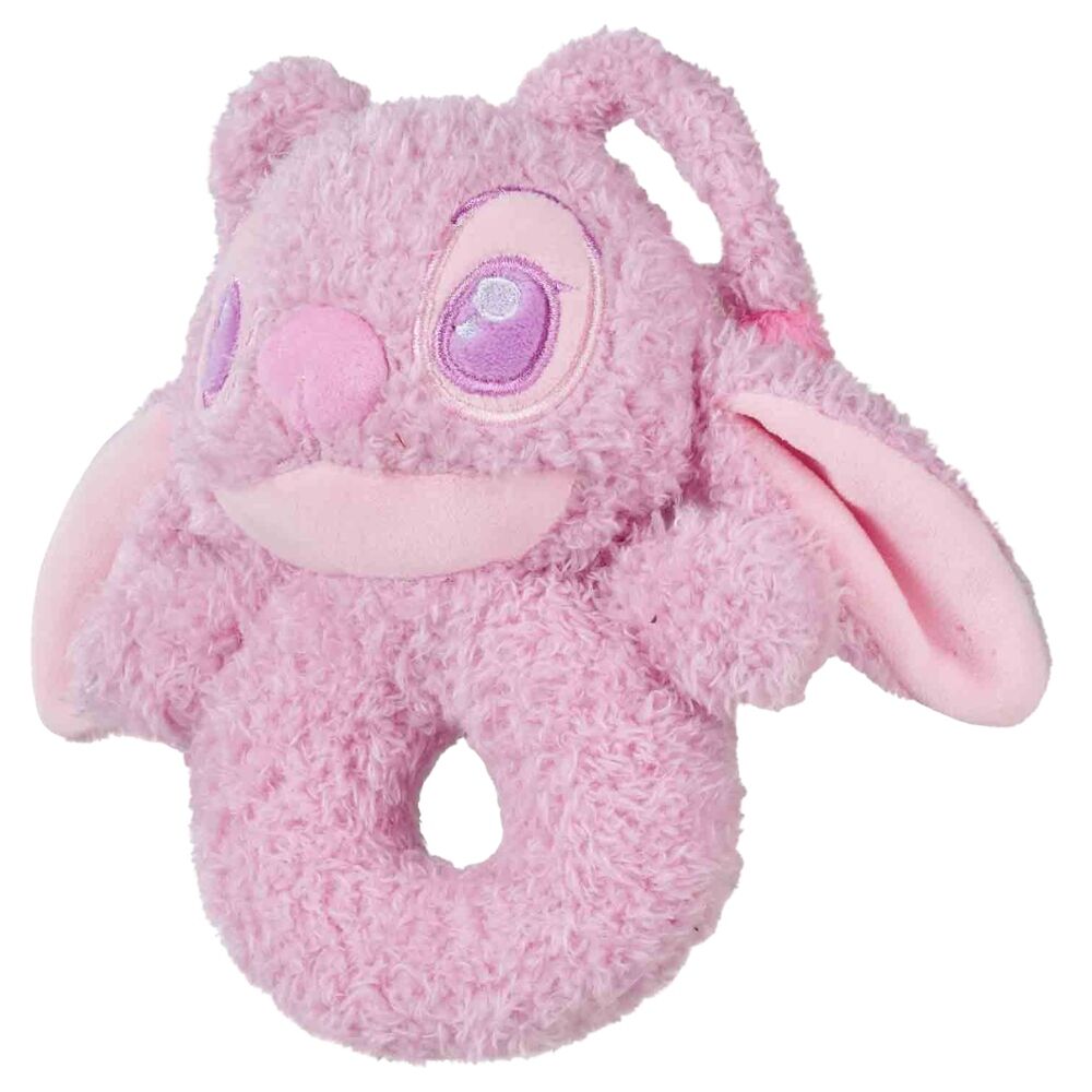 Peluche Rattle Angel Stitch Disney