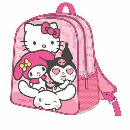 Mochila Pré-Escolar 3D Hello Kitty and Friends 30cm