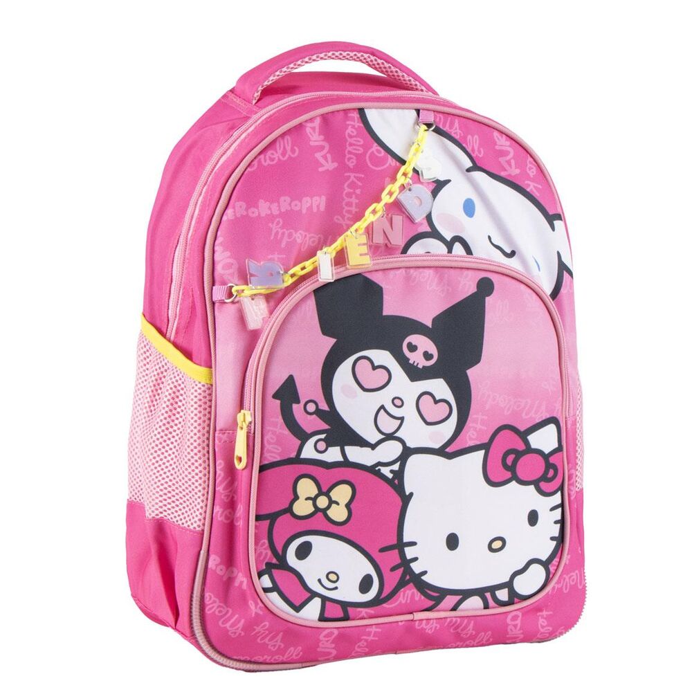 Mochila Escolar Hello Kitty and Friends 42cm Adaptável