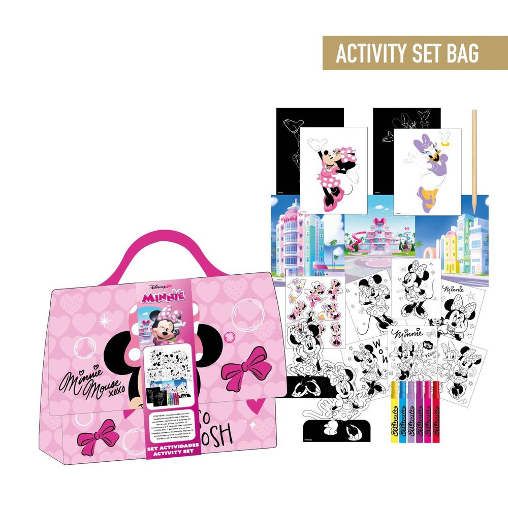 Set de Papelaria Minnie Disney