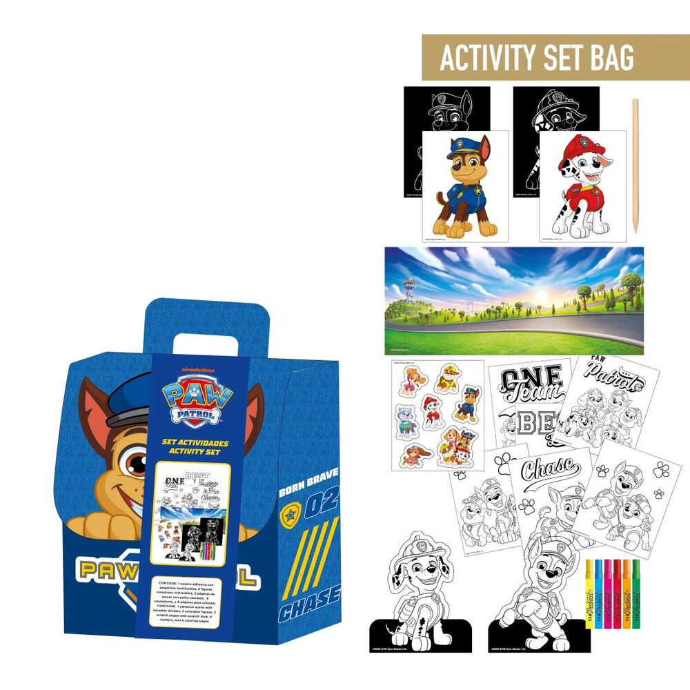 Set de Papelaria Patrulha Pata