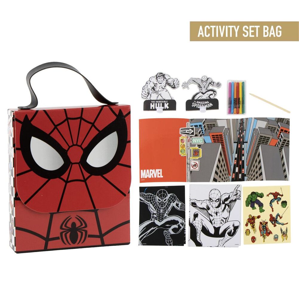 Set de Papelaria Spiderman Marvel