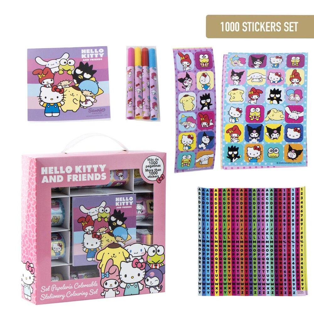 Pack Stitckers Hello Kitty and Friends 1000pcs