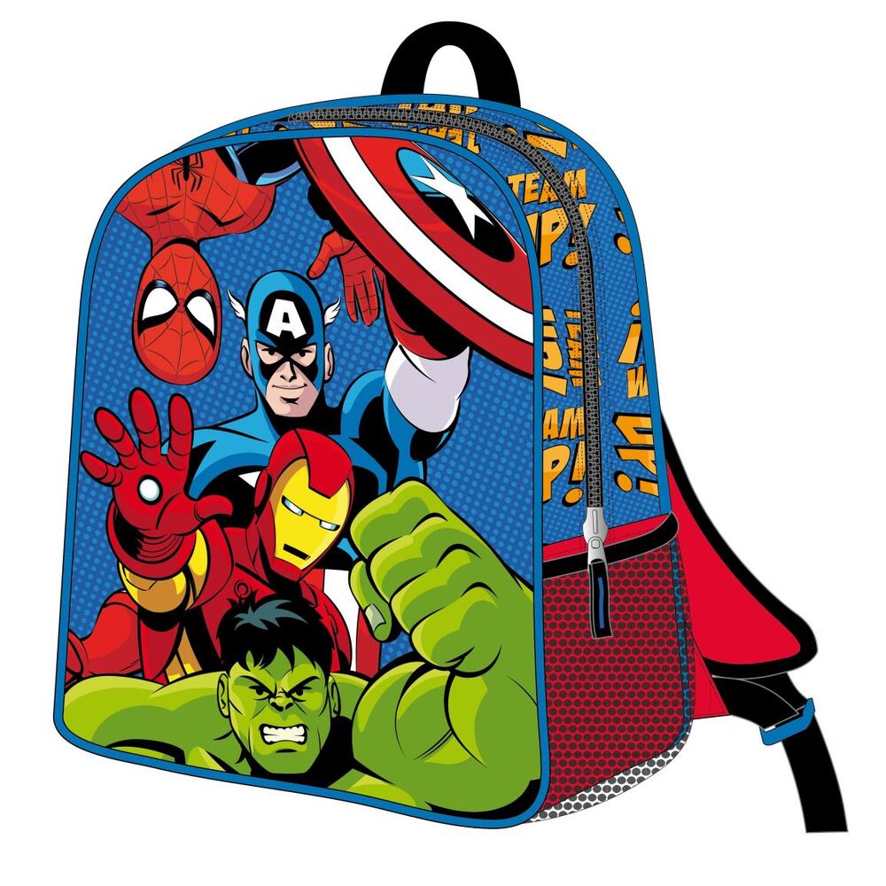 Mochila Pré-Escolar 3D Avengers Marvel 30cm