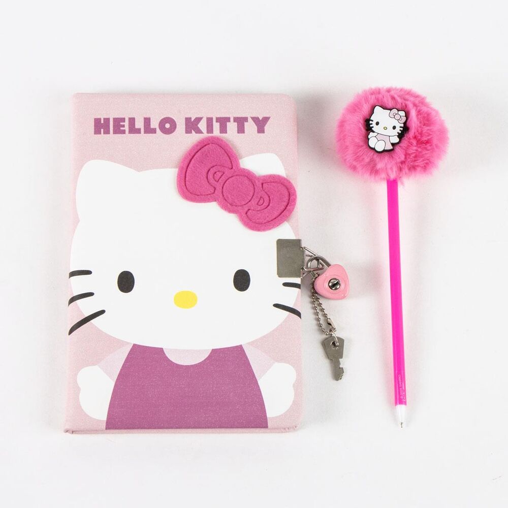 Diário + Caneta Hello Kitty