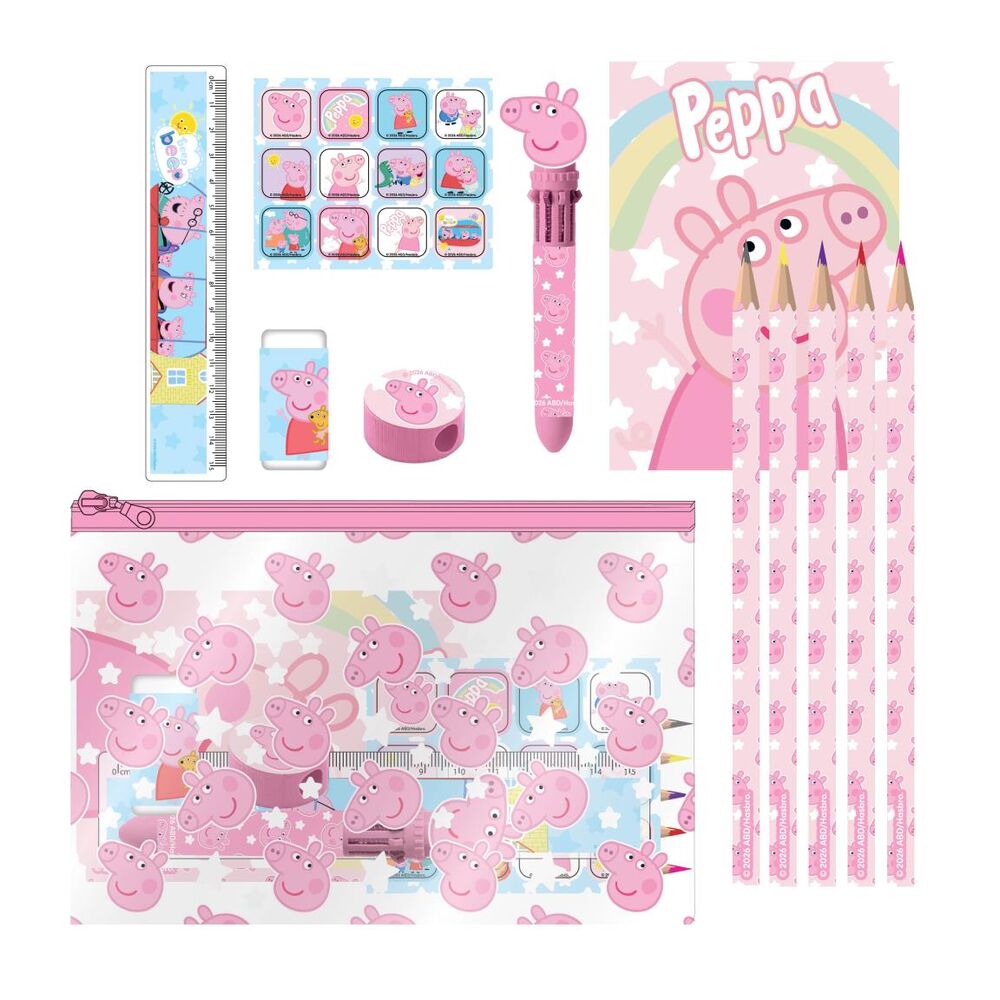 Set de Papelaria Peppa Pig