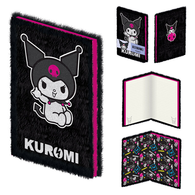 Caderno A5 Kuromi Hello Kitty