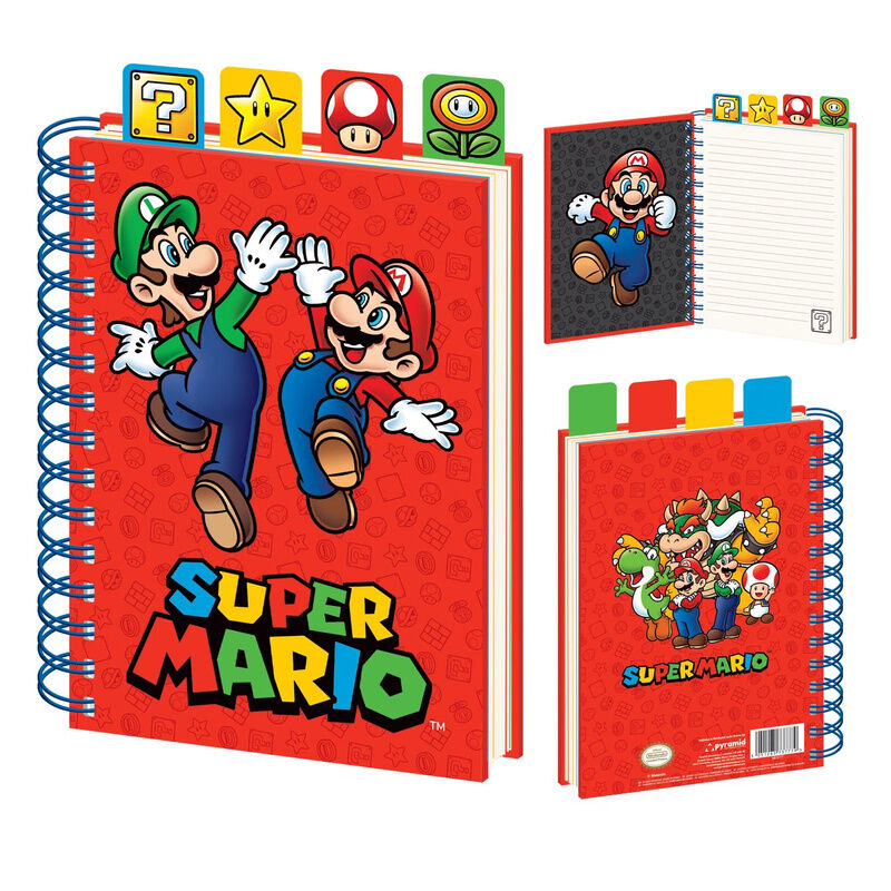 Caderno A5 Super Mario