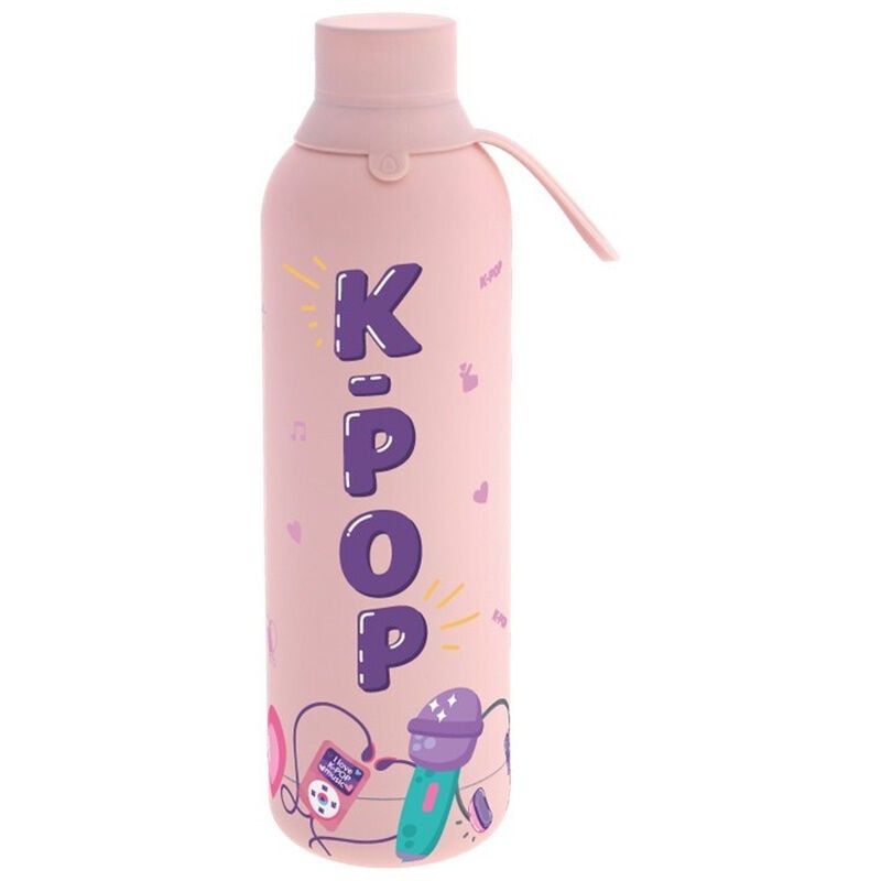 Garrafa Térmica Pink K-Pop 750ml