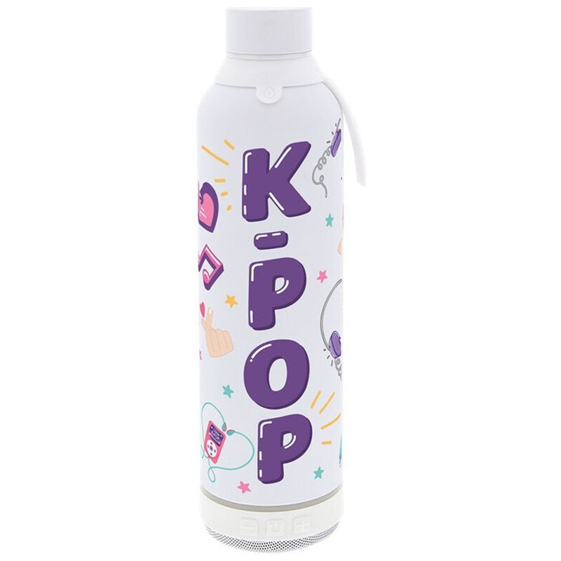 Garrafa Térmica com Speaker Ice K-Pop 600ml