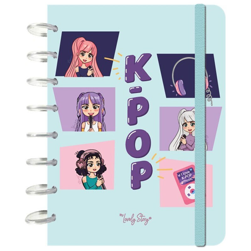 Caderno A5 Mint K-Pop