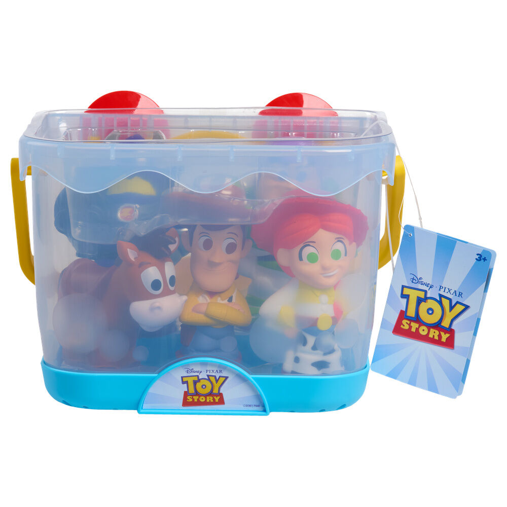 Pack 5 Figuras para Banho Toy Story Disney Pixar