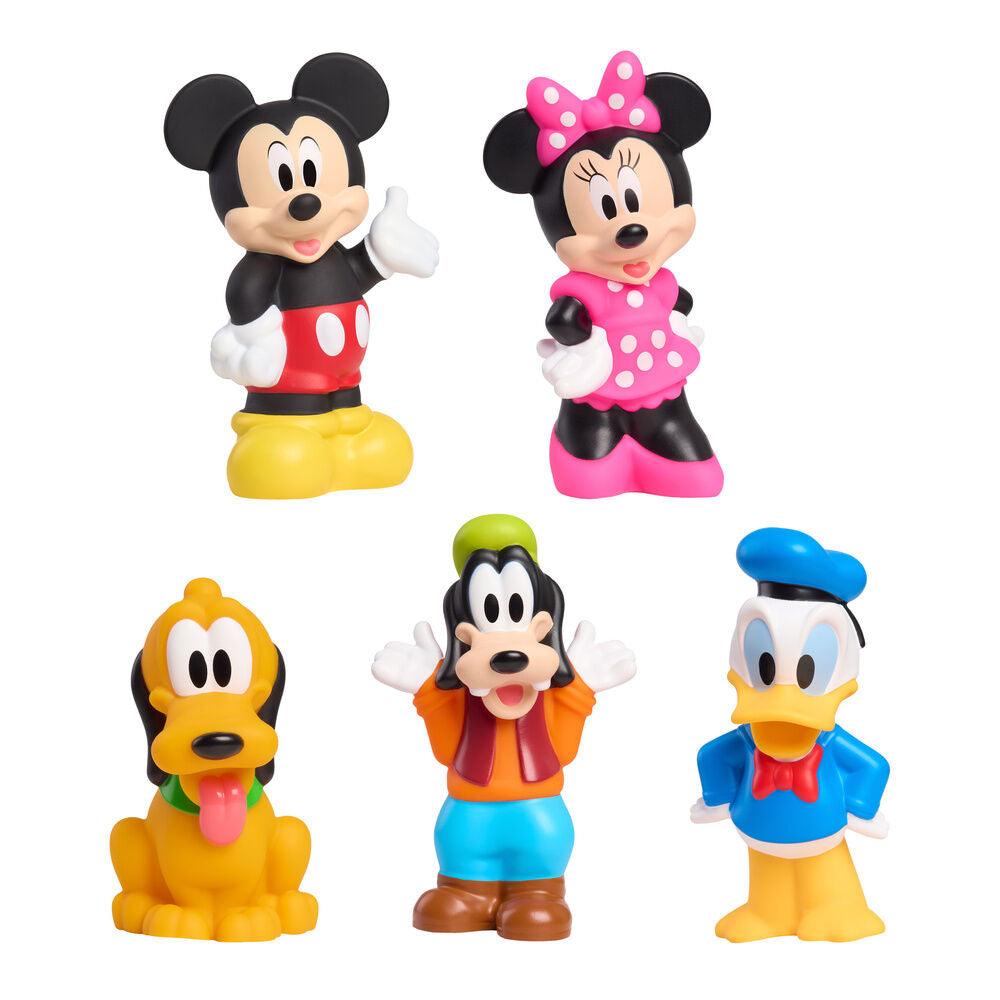 Pack 5 Figuras para Banho Mickey and Friends Disney