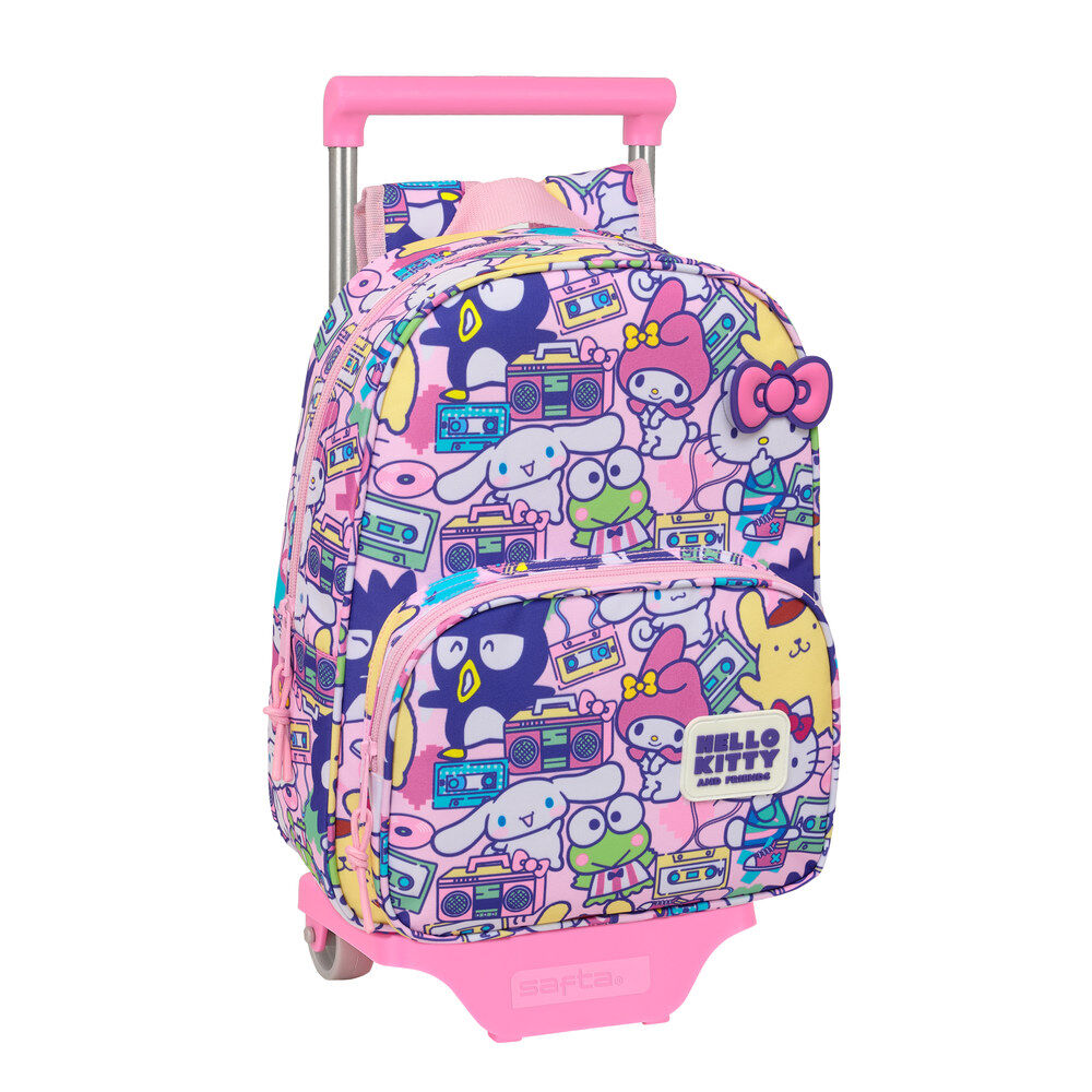 Mochila Pré-Escolar Trolley Hello Kitty &amp; Friends 34cm