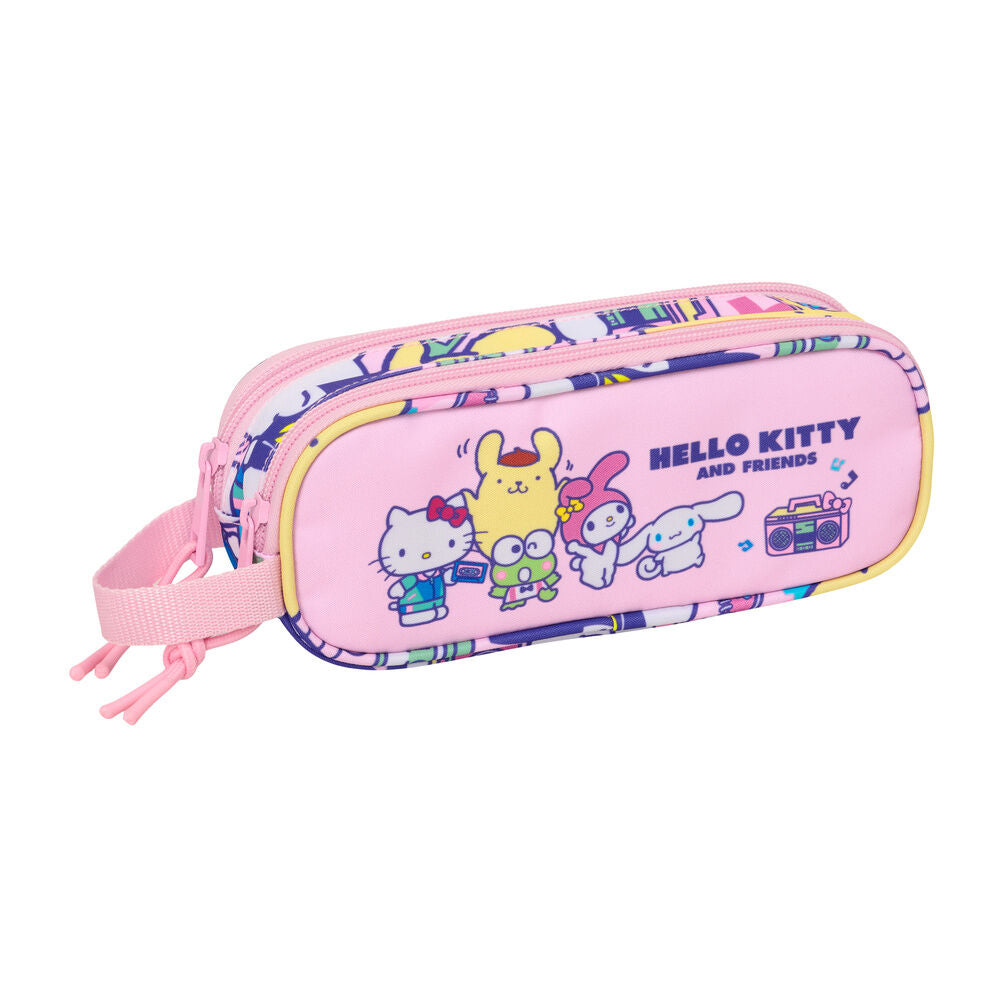 Estojo Duplo Hello Kitty &amp; Friends