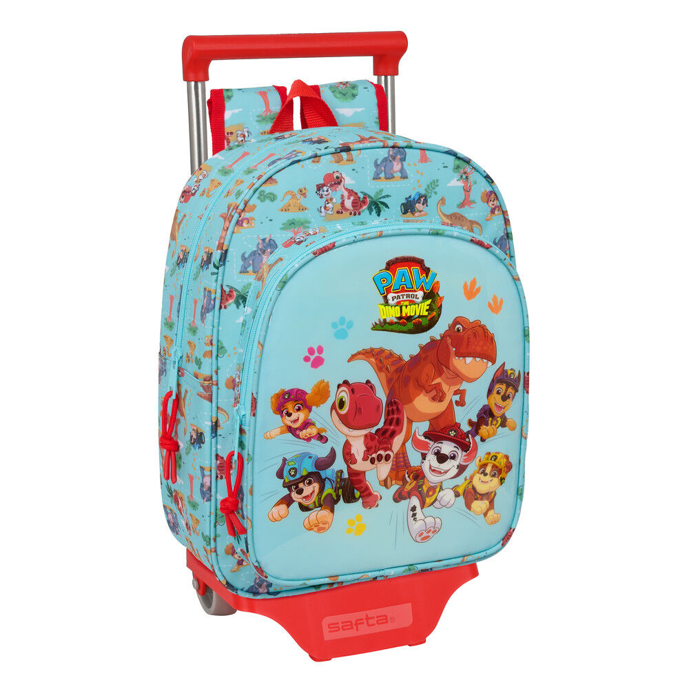 Mochila Pré-Escolar Trolley Dino Rescue Patrulha Pata 34cm