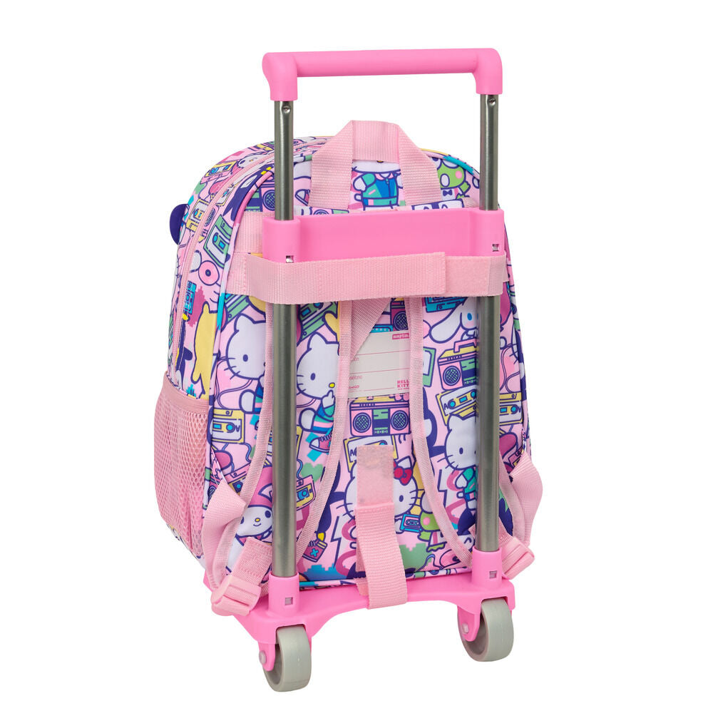 Mochila Pré-Escolar Trolley Hello Kitty &amp; Friends 34cm