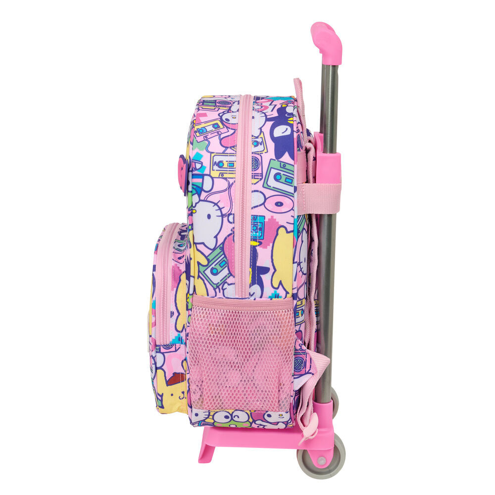 Mochila Pré-Escolar Trolley Hello Kitty &amp; Friends 34cm
