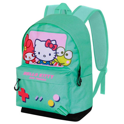 Mochila Escolar Videogame Hello Kitty and Friends 41cm