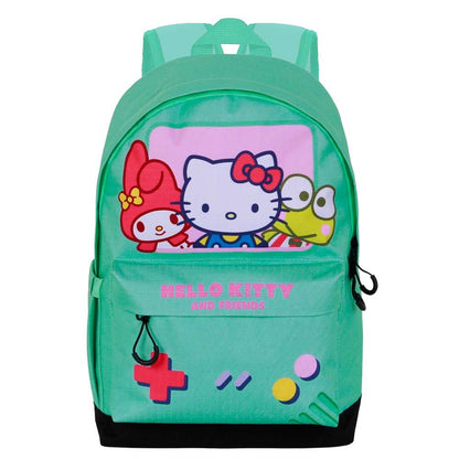Mochila Escolar Videogame Hello Kitty and Friends 41cm