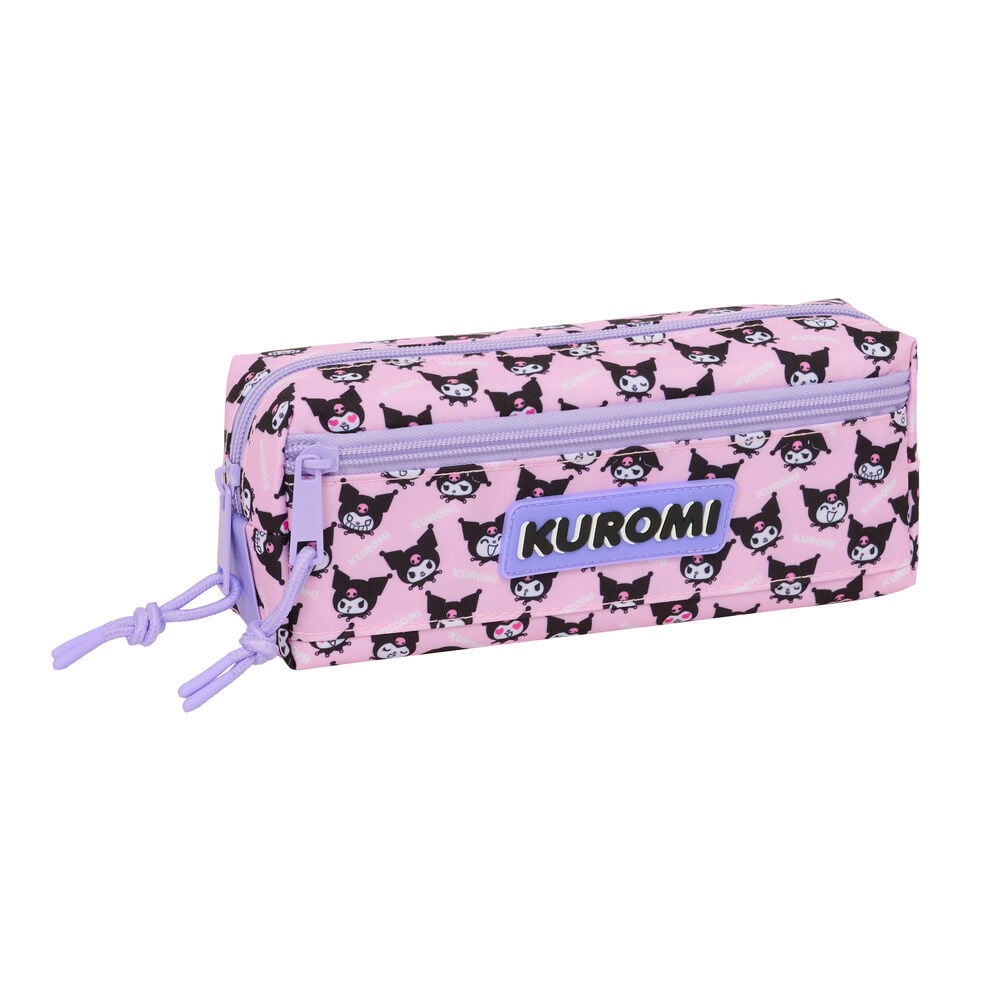 Estojo Triplo Kuromi Hello Kitty