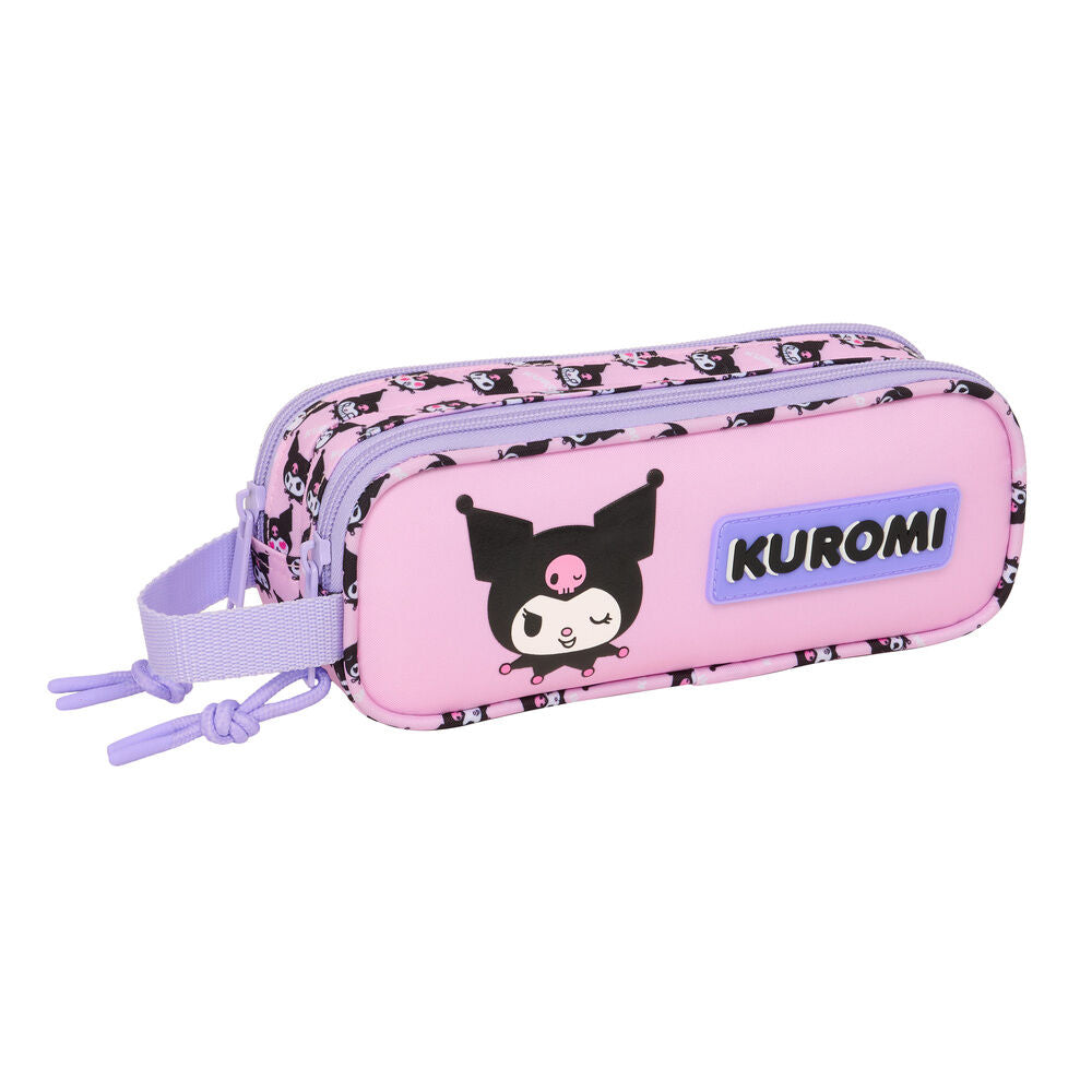Estojo Duplo Kuromi Hello Kitty