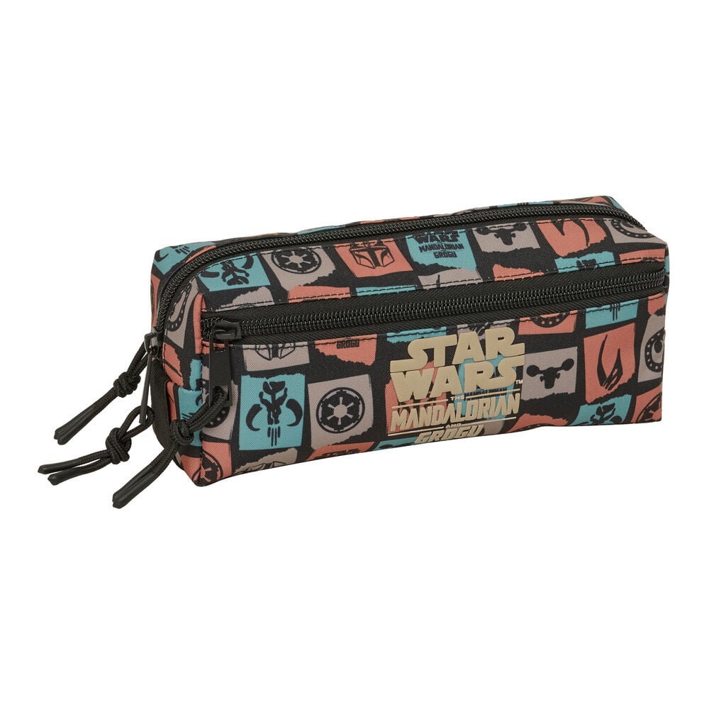 Estojo Triplo Mandalorian &amp; Grogu Star Wars