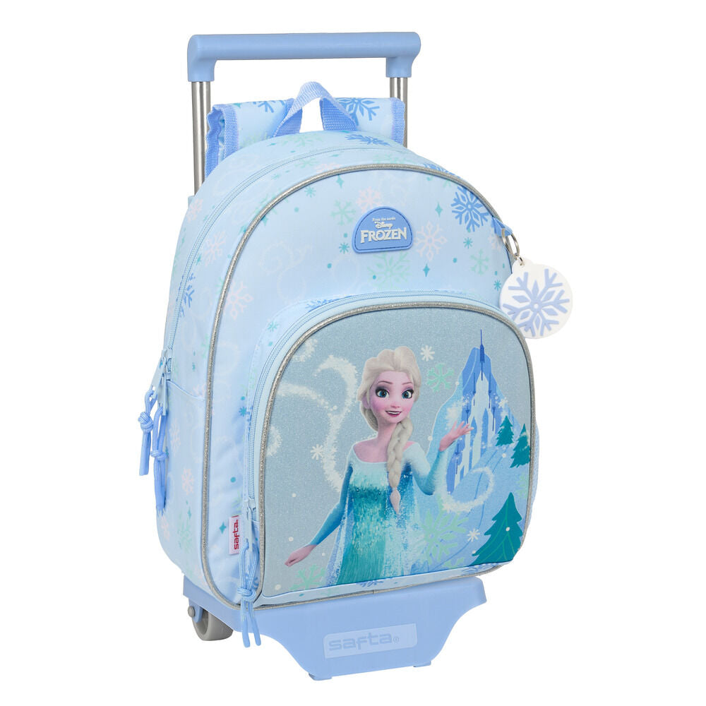 Mochila Pré-Escolar Trolley Extraivel Frozen Disney 34cm
