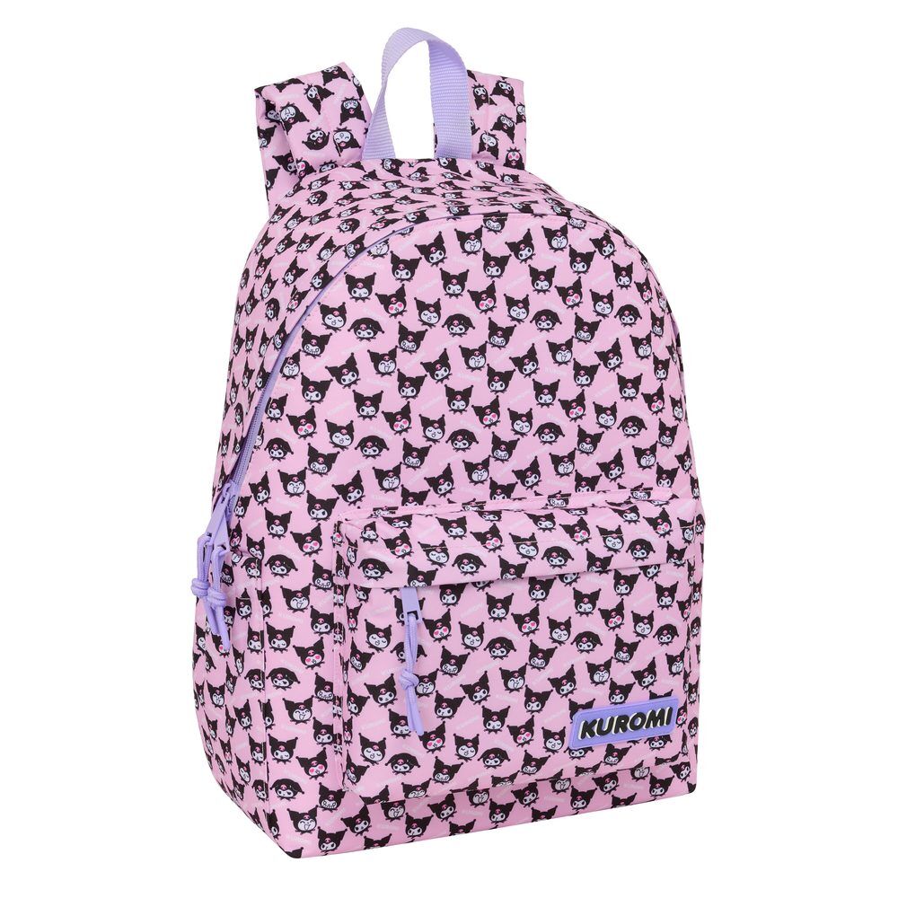 Mochila Escolar Kuromi Hello Kitty 43cm