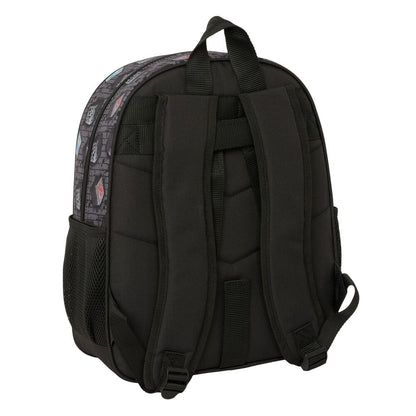 Mochila Escolar Graffiti Minecraft 38cm Adaptável