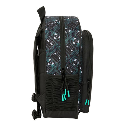 Mochila Escolar Média Screen Minecraft 38cm Adaptável