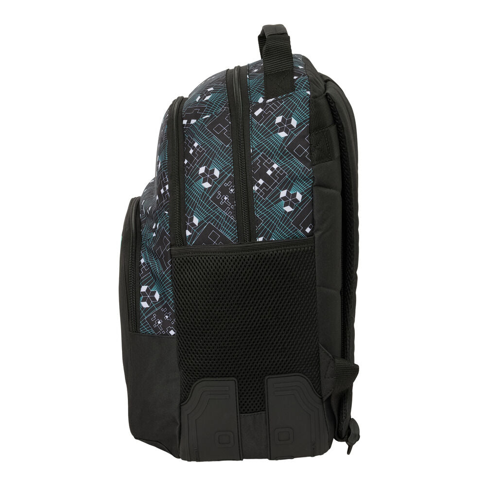 Mochila Escolar Adaptável Screen Minecraft 42cm