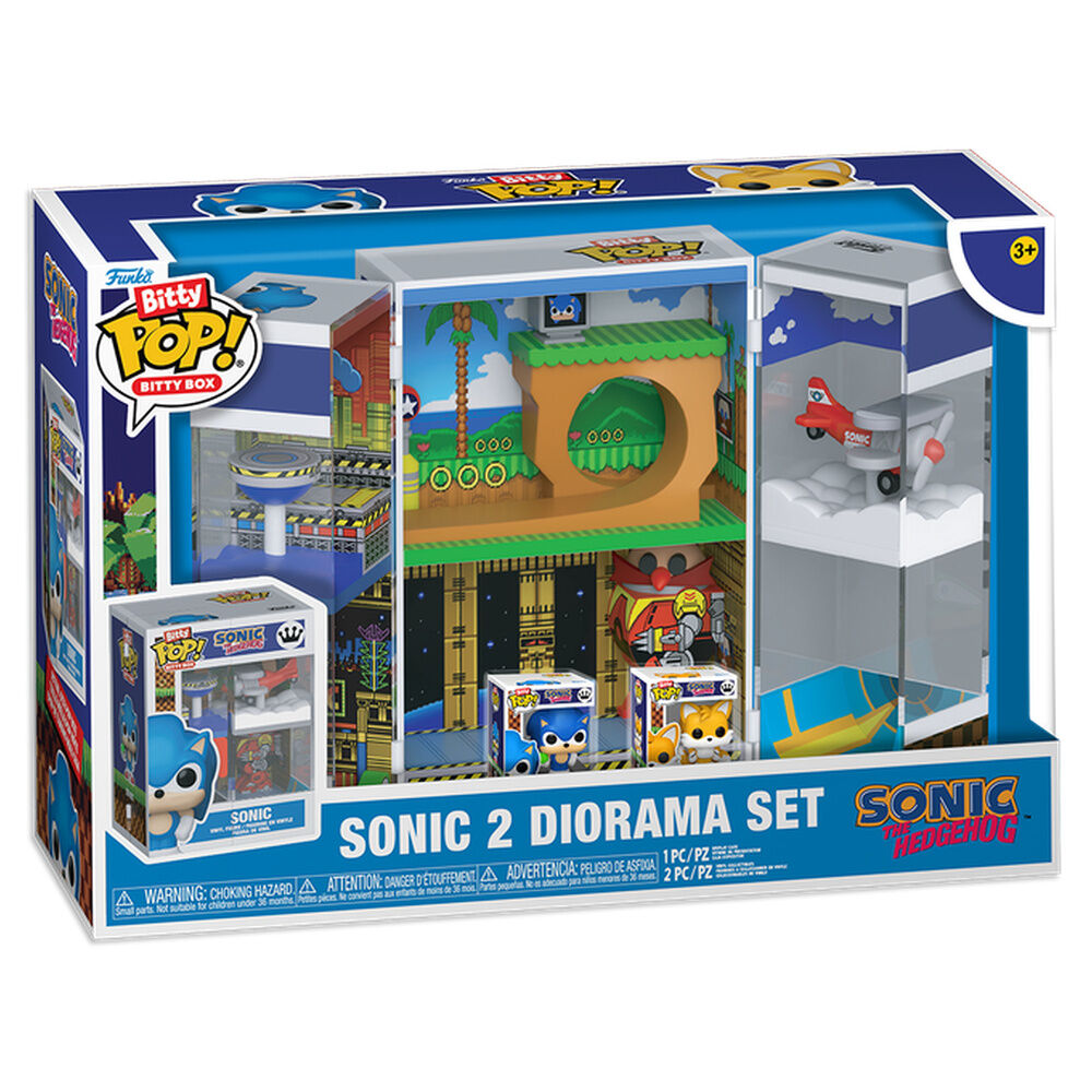 Funko Bitty POP Boxes Sonic The Hedgehog Sonic 2 Diorama Set