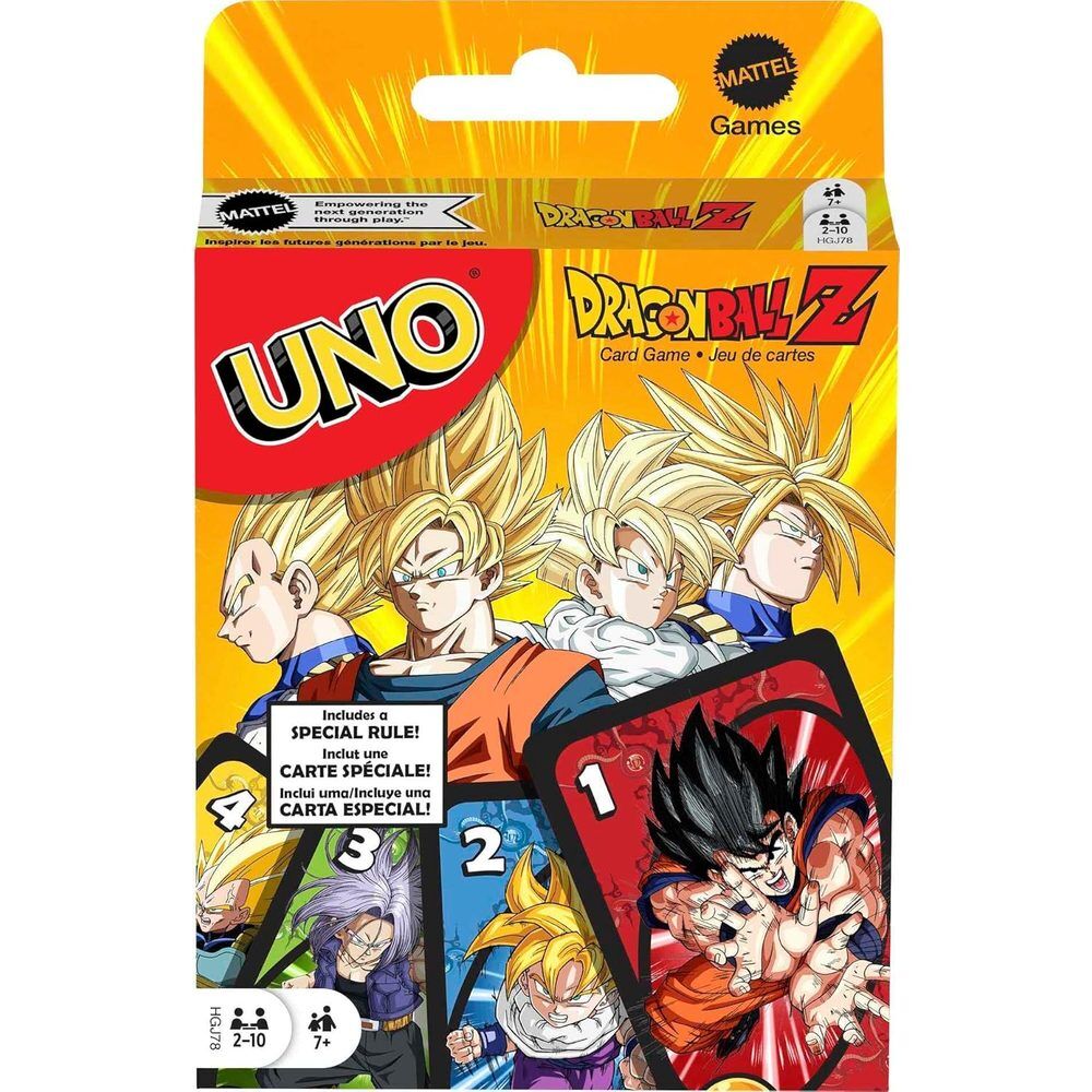 Jogo Cartas UNO Dragon Ball Z