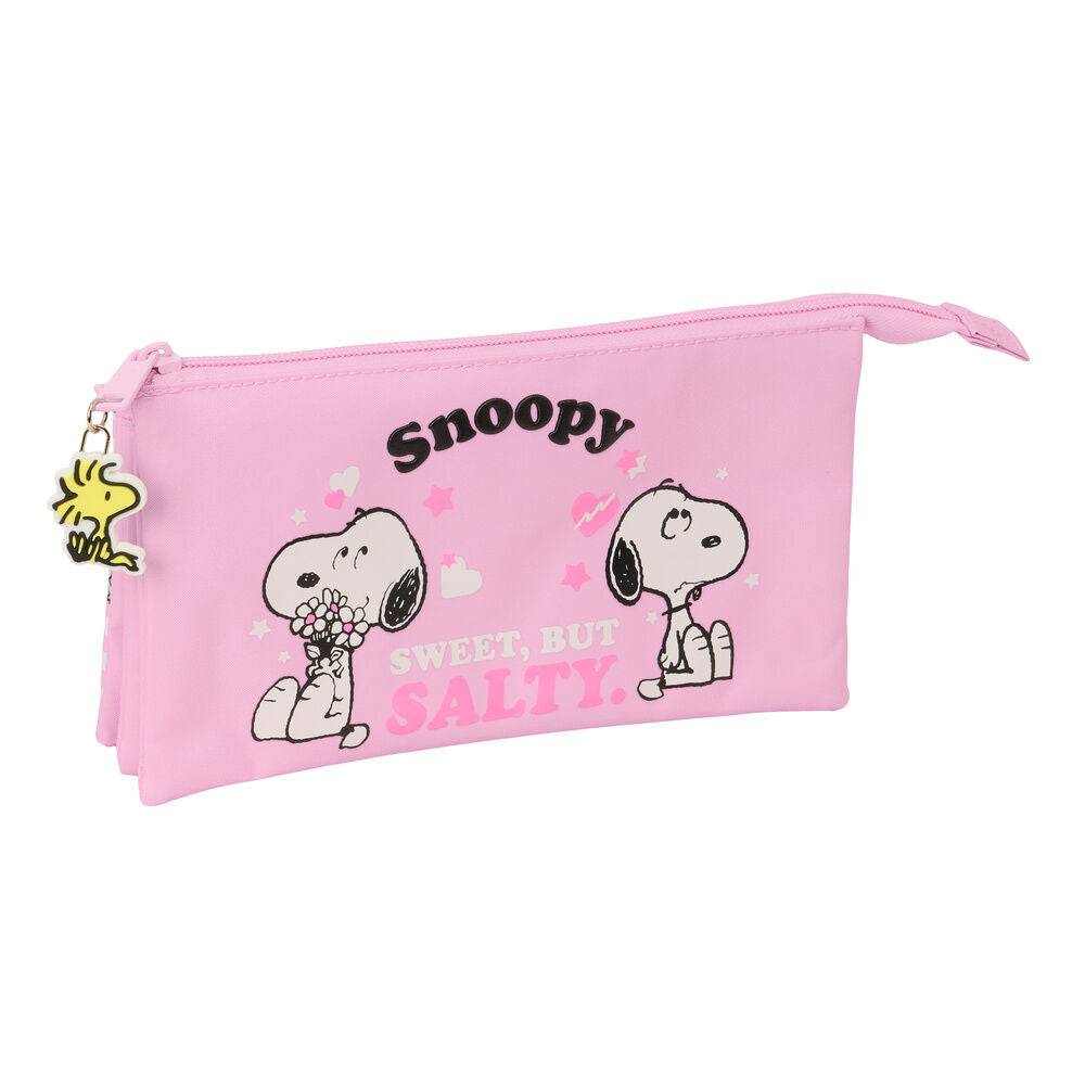 Estojo Triplo Snoopy