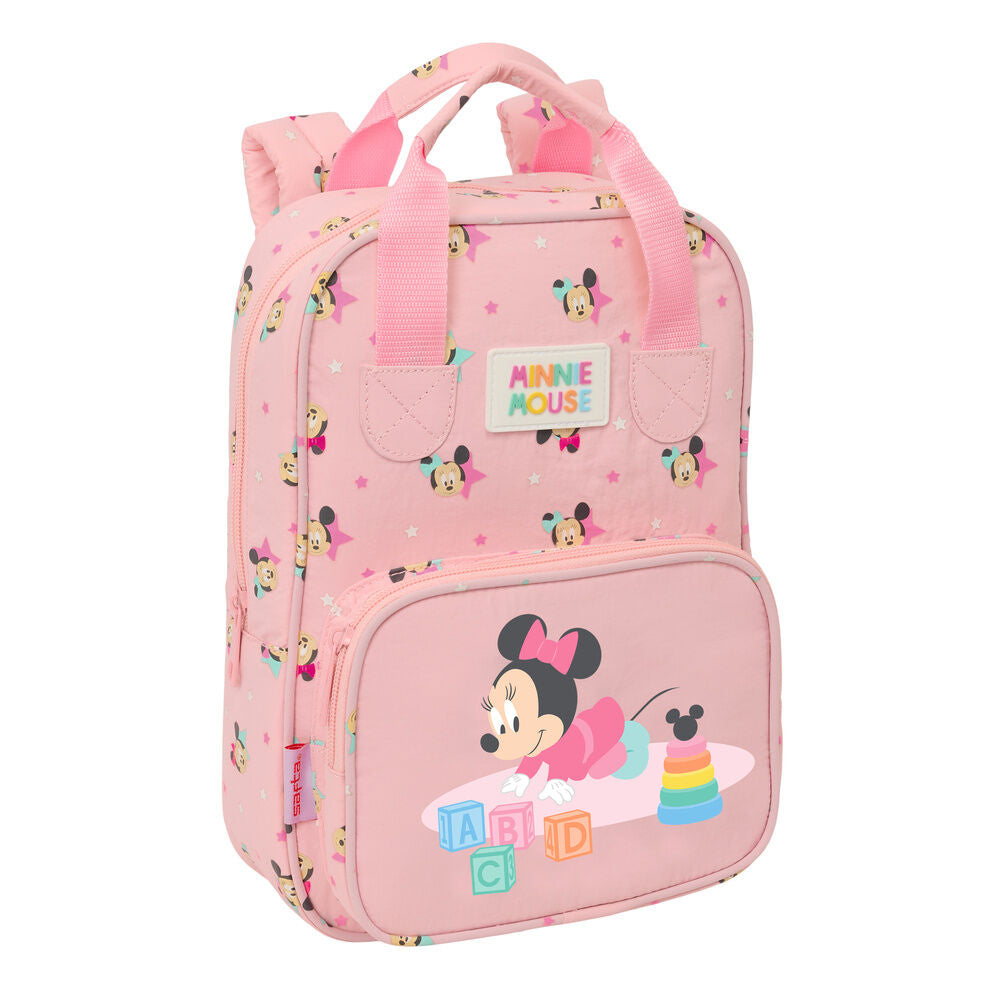 Mochila Creche Baby Minnie Disney 28cm