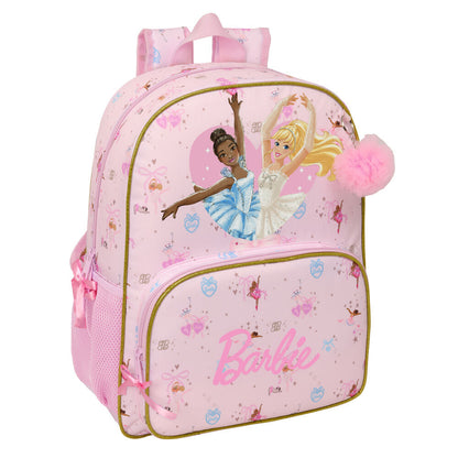 Mochila Escolar Ballet Barbie 42cm Adaptável