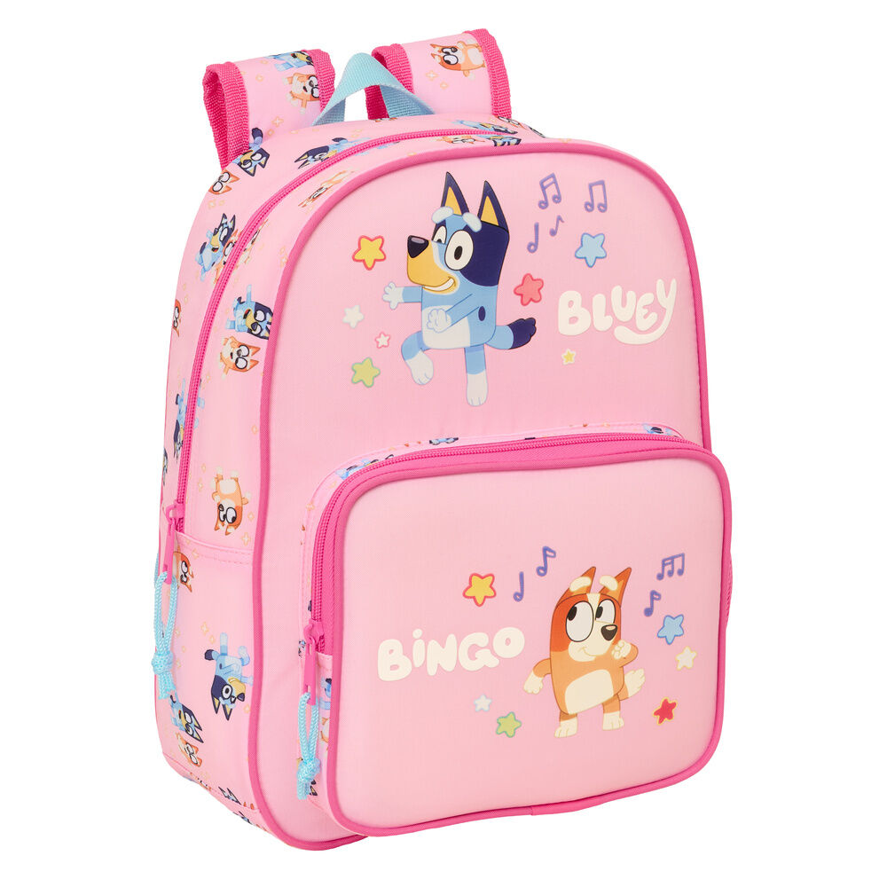 Mochila Pré-Escolar Dance Bluey 34cm Adaptável