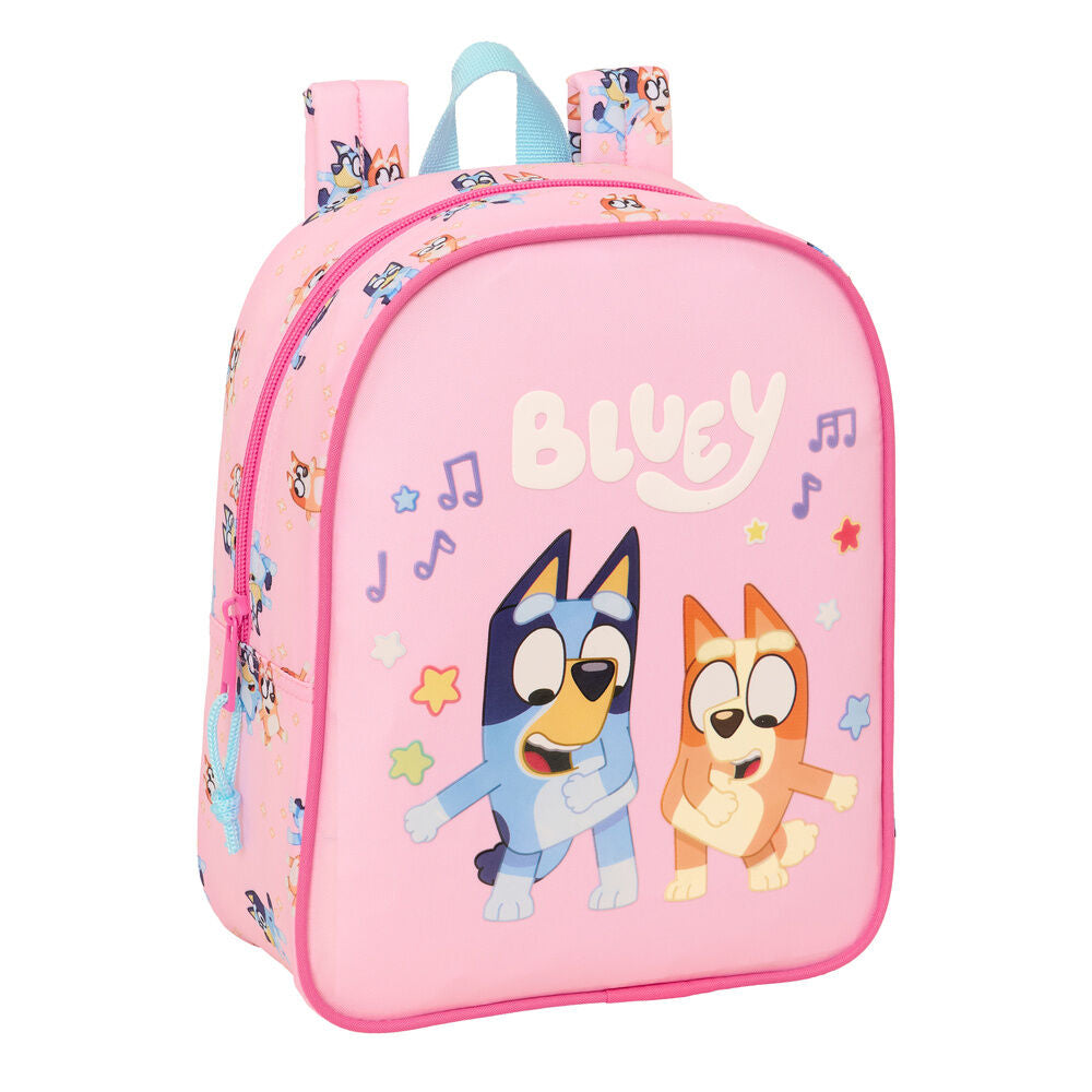 Mochila Creche Dance Bluey 27cm Adaptável