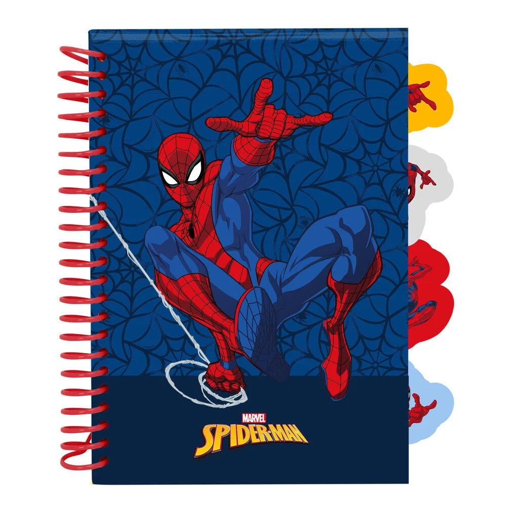 Caderno A5 Spiderman Marvel