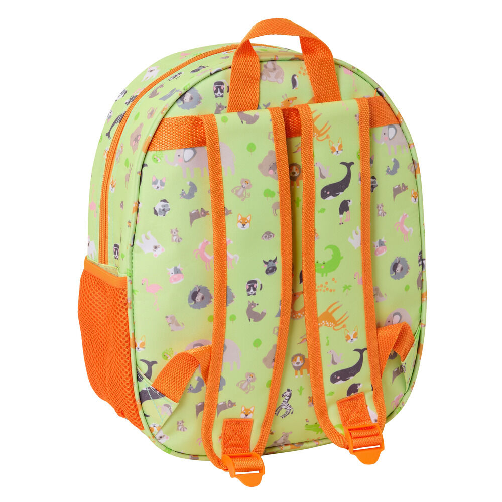 Mochila Pré-Escolar 3D Tigre 33cm