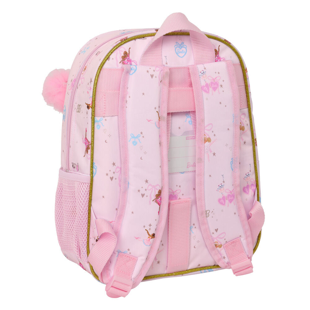 Mochila Pré-Escolar Ballet Barbie 34cm Adaptável