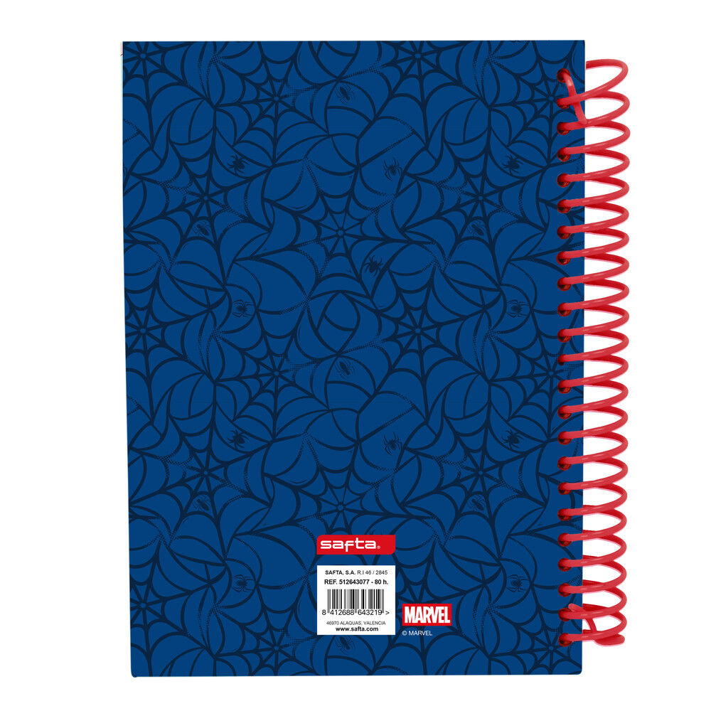Caderno A5 Spiderman Marvel