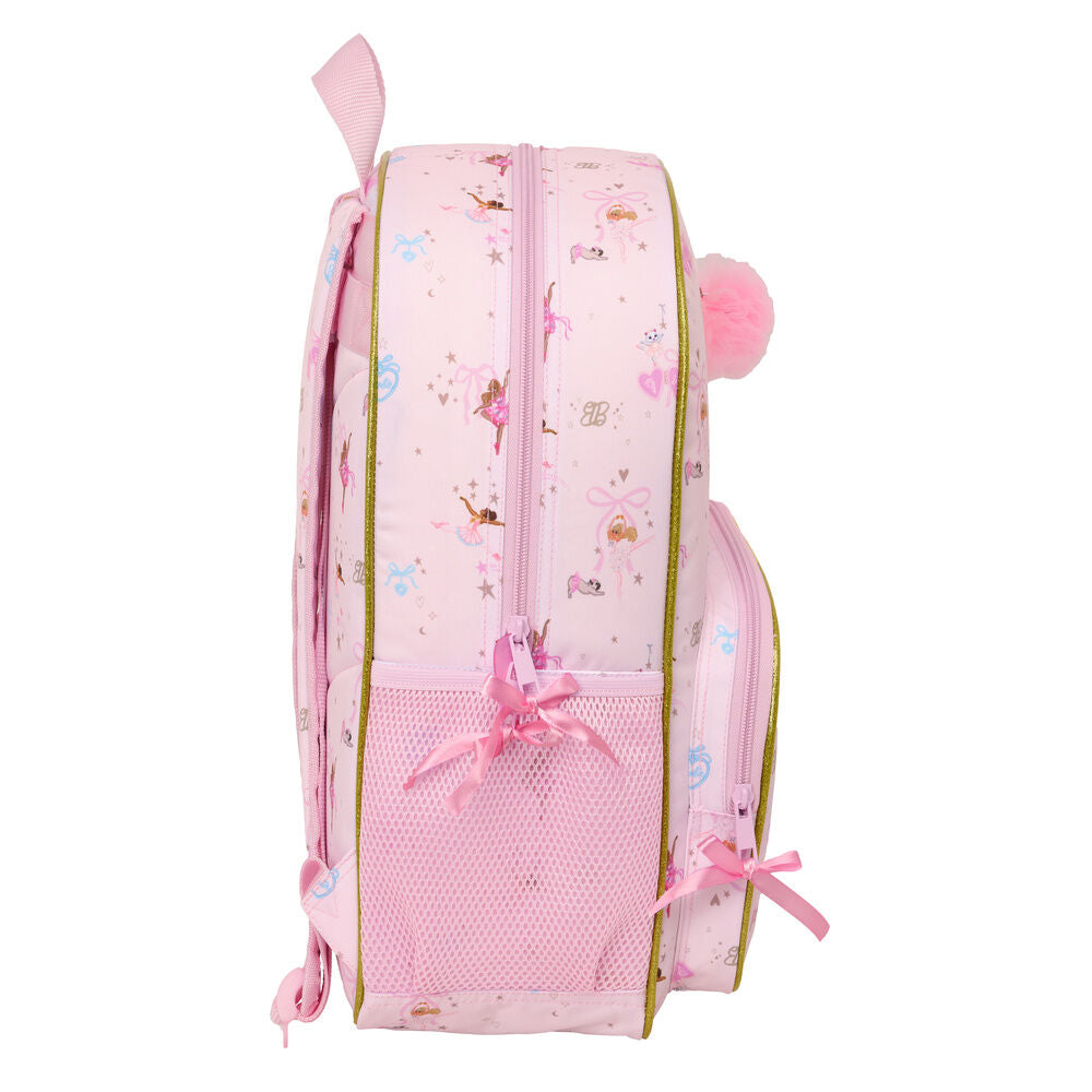 Mochila Escolar Ballet Barbie 42cm Adaptável