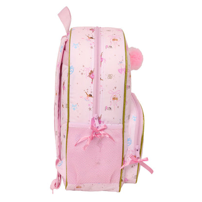 Mochila Escolar Ballet Barbie 42cm Adaptável
