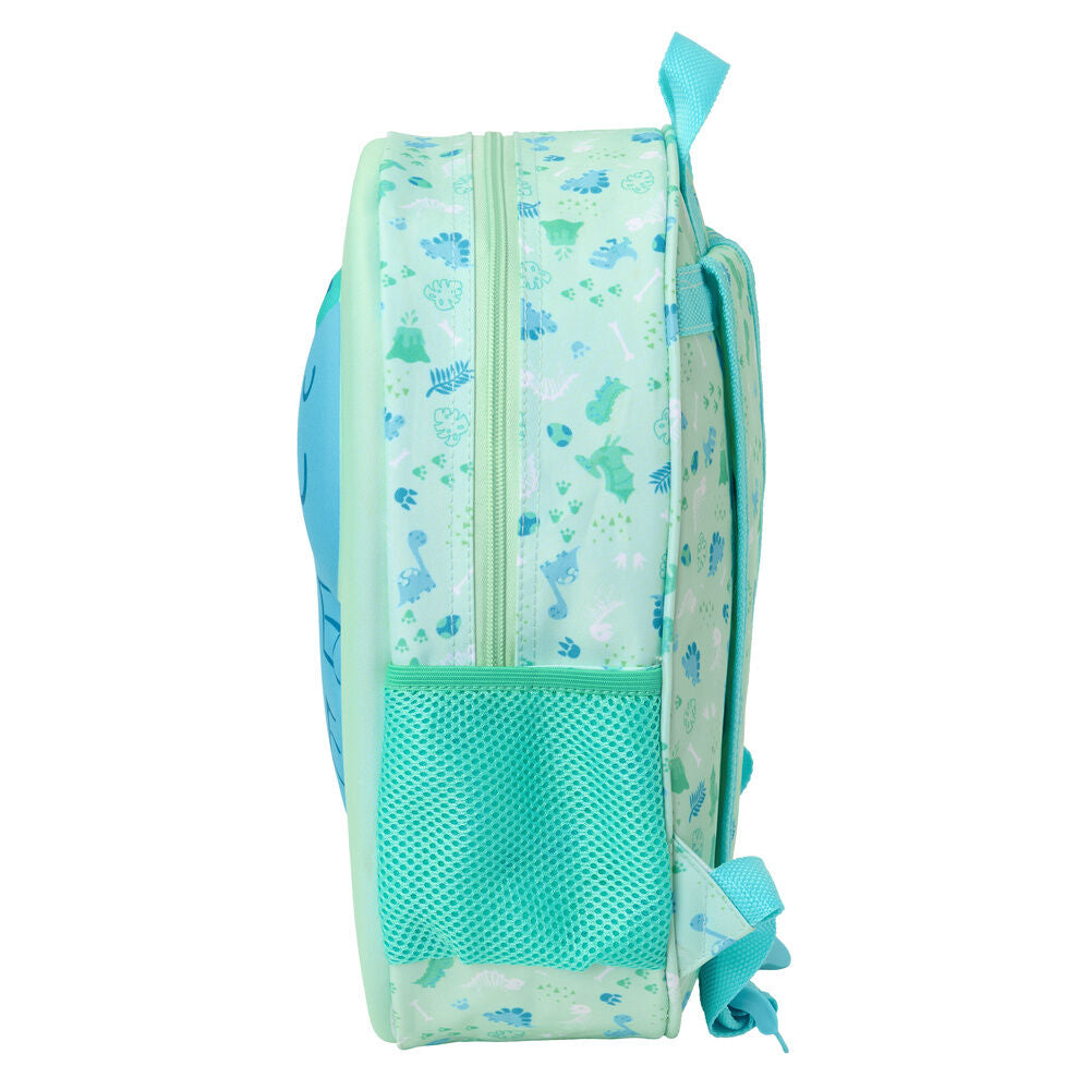 Mochila Pré-Escolar 3D Dino 33cm