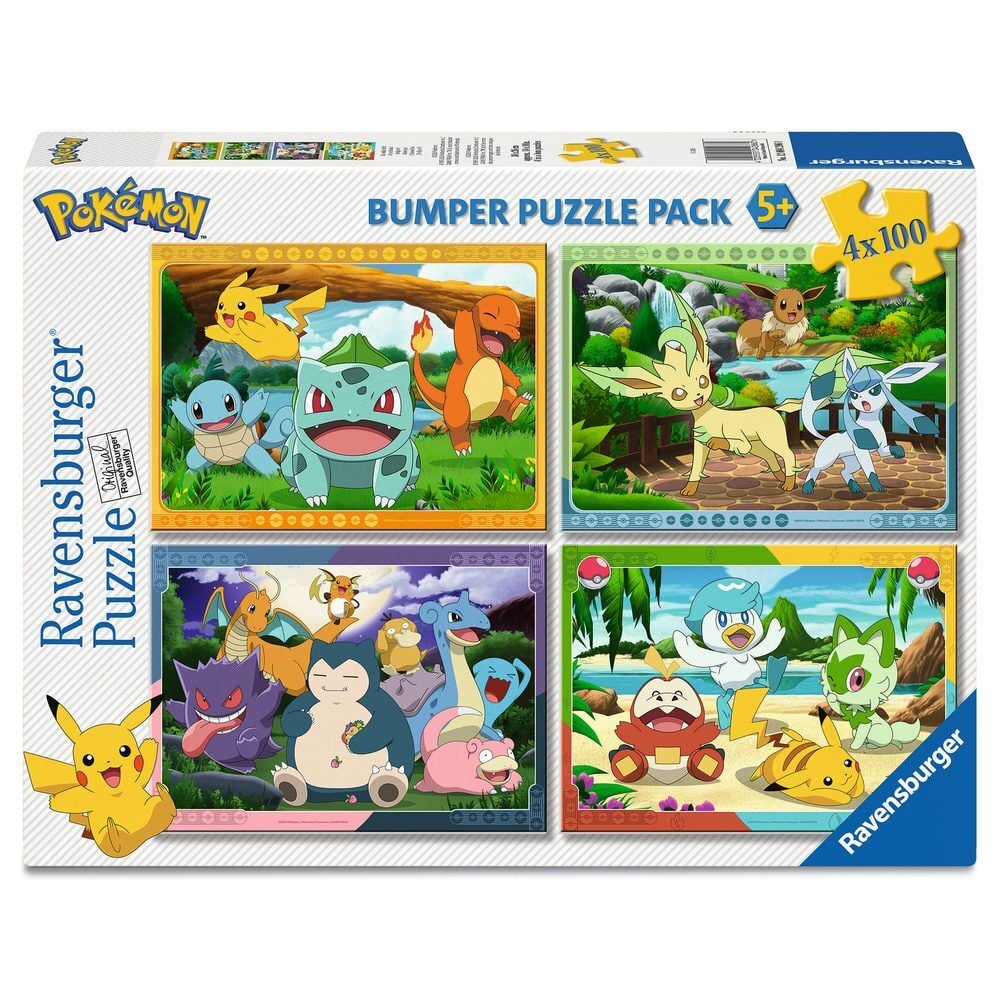 Puzzle Pokemon 4x100pcs